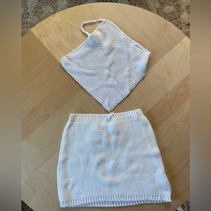 White Fox Boutique White Crochet Set